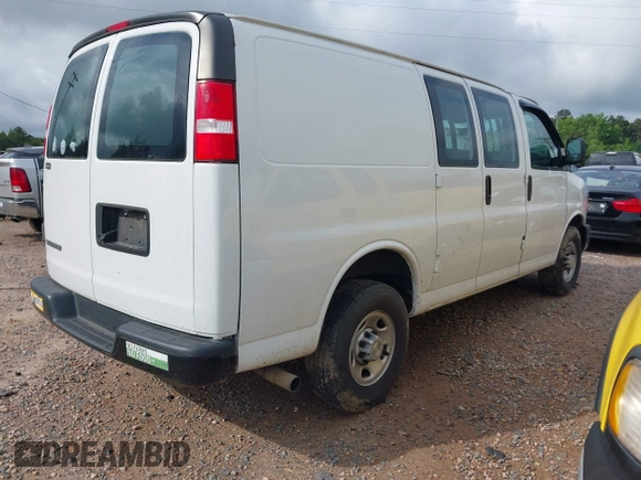 2019 Chevrolet Express Cargo with VIN 1GCWGAFG7K1372805, listed as a IAAI auction lot 42428224 with 23,949 mi miles and . Bid and sale history available at DreamBid. Image 4.