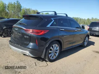 2019 Infiniti QX50 Luxe z VIN 3PCAJ5M33KF116106, wystawiony jako Copart lot #58133045 z przebiegiem 141 074 mil mil oraz Szkoda całkowita • Salvage title. Historia ofert i sprzedaży dostępna na DreamBid. Obrazek 3.