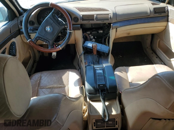 1996 BMW 7 Series 740iL z VIN WBAGJ8328TDL35931, wystawiony jako Copart lot #52402765 z przebiegiem Nie podano mil oraz Czysty tytuł • Clean title. Historia ofert i sprzedaży dostępna na DreamBid. Obrazek 8.