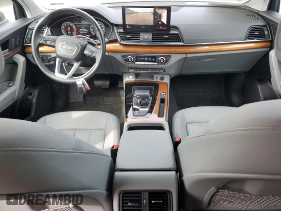 2021 Audi Q5 Premium Plus z VIN WA1BAAFY9M2068049, wystawiony jako Copart lot #56390505 z przebiegiem 53 960 mil mil oraz Szkoda całkowita • Salvage title. Historia ofert i sprzedaży dostępna na DreamBid. Obrazek 8.