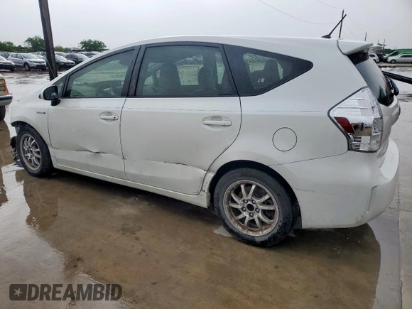 2012 Toyota Prius Two with VIN JTDZN3EU6C3102847, listed as a Copart auction lot 54197125 with 106,973 mi miles and Salvage Title. Bid and sale history available at DreamBid. Image 2.