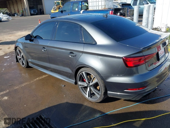 2019 Audi RS 3 with VIN WUABWGFF4KA906650, listed as a IAAI auction lot 42163296 with 36,235 mi miles and . Bid and sale history available at DreamBid. Image 3.