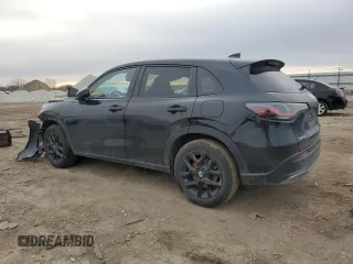 2024 Honda HR-V Sport with VIN 3CZRZ2H51RM744848, listed as a Copart auction lot 43876235 with 7,374 mi miles and Salvage Title. Bid and sale history available at DreamBid. Image 2.