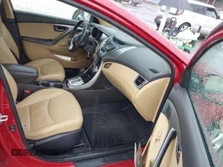 2012 Hyundai Elantra Limited with VIN KMHDH4AEXCU475126, listed as a IAAI auction lot 42061928 with 181,351 mi miles. Bid and sale history available at carsss.com. Image 5.