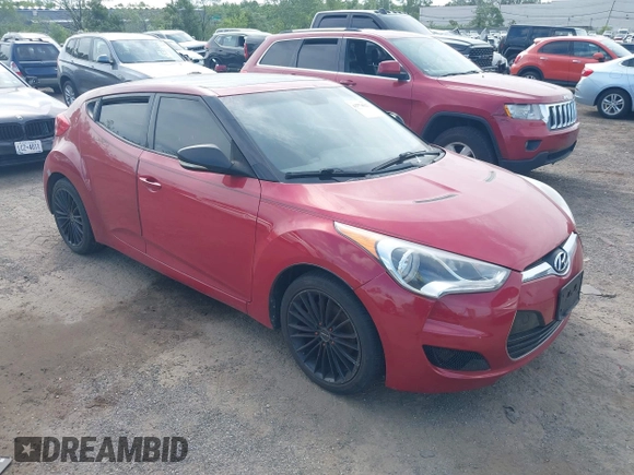 2012 Hyundai Veloster w/Black Int with VIN KMHTC6AD8CU053904, listed as a IAAI auction lot 42774621 with 164,599 mi miles and . Bid and sale history available at DreamBid. Image 1.