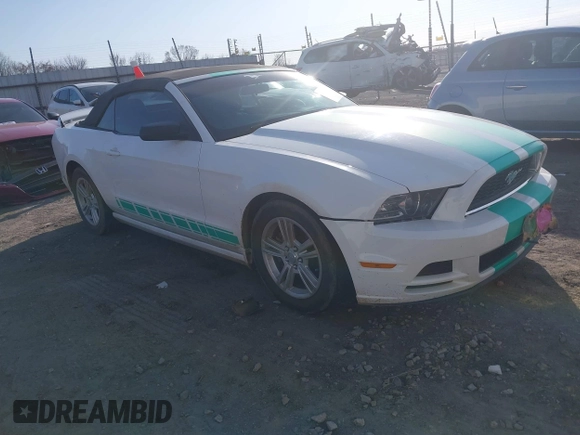 2013 Ford Mustang V6 with VIN 1ZVBP8EM7D5234320, listed as a IAAI auction lot 41512045 with 113,916 mi miles and . Bid and sale history available at DreamBid. Image 1.