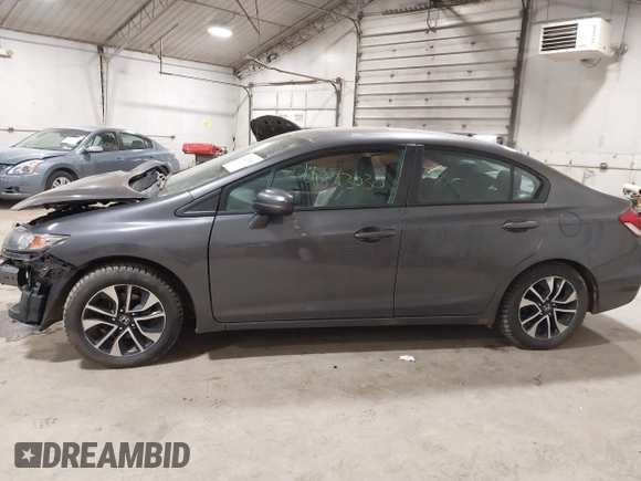 2014 Honda Civic Sedan EX with VIN 19XFB2F82EE227900, listed as a IAAI auction lot 41823030 with 121,638 mi miles. Bid and sale history available at carsss.com. Image 14.