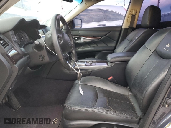 2011 Infiniti M37 with VIN JN1BY1AP8BM322399, listed as a Copart auction lot 81765864 with 107,444 mi miles and Salvage Title. Bid and sale history available at carsss.com. Image 7.
