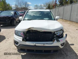 2017 Jeep Compass High Altitude with VIN 1C4NJDEB4HD176025, listed as a IAAI auction lot 42129709 with 135,812 mi miles. Bid and sale history available at carsss.com. Image 12.