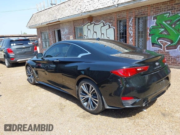 2017 Infiniti Q60 Sport with VIN JN1EV7EK6HM360584, listed as a IAAI auction lot 41931143 with 88,709 mi miles and . Bid and sale history available at DreamBid. Image 3.