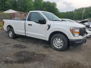 2022 Ford F-150 XL with VIN 1FTMF1CB5NKD89975, listed as a Copart auction lot 57443525 with 65,183 mi miles and Clean title. Bid and sale history available at DreamBid. Image 4.