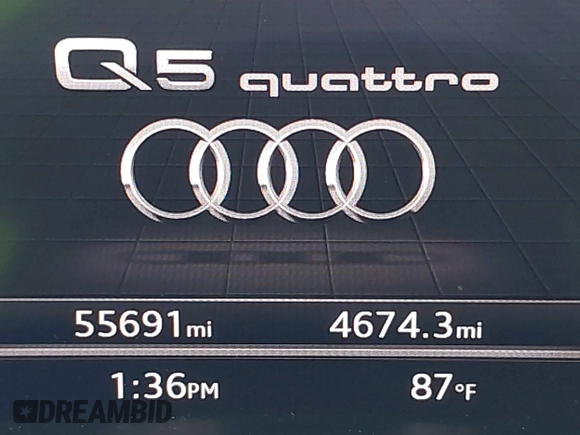 2019 Audi Q5 Prestige with VIN WA1CNAFY2K2056847, listed as a IAAI auction lot 42608003 with 55,691 mi miles and . Bid and sale history available at DreamBid. Image 16.