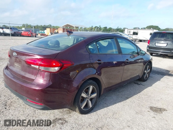 2018 Kia Forte LX with VIN 3KPFL4A79JE244503, listed as a IAAI auction lot 41955997 with 197,195 mi miles. Bid and sale history available at carsss.com. Image 4.