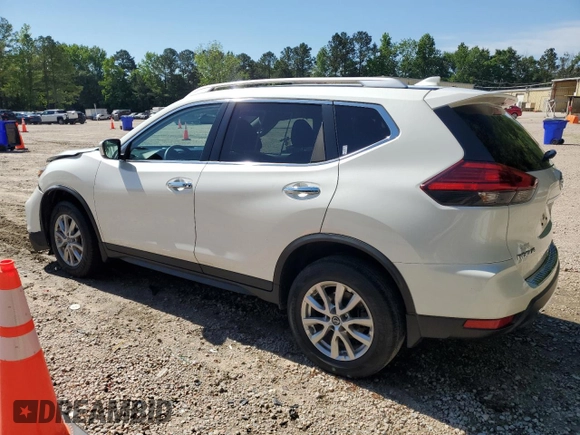 2017 Nissan Rogue SV with VIN KNMAT2MV2HP595790, listed as a Copart auction lot 55877705 with 42,816 mi miles and Salvage title. Bid and sale history available at DreamBid. Image 2.
