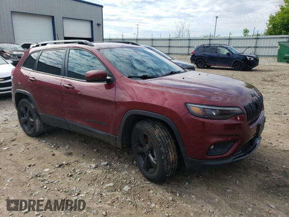 2020 Jeep Cherokee Latitude Plus with VIN 1C4PJMLB3LD603179, listed as a Copart auction lot 56113904 with 61,624 mi miles and Salvage title. Bid and sale history available at DreamBid. Image 4.