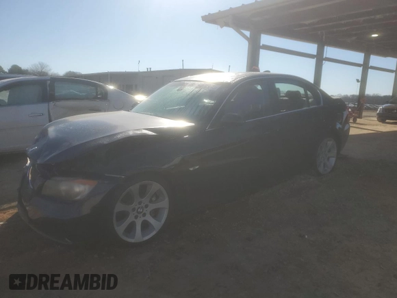 2008 BMW 3 Series 335i with VIN WBAVB77538NM05405, listed as a Copart auction lot 46703755 with 0 mi miles and Salvage Title. Bid and sale history available at carsss.com. Image 1.