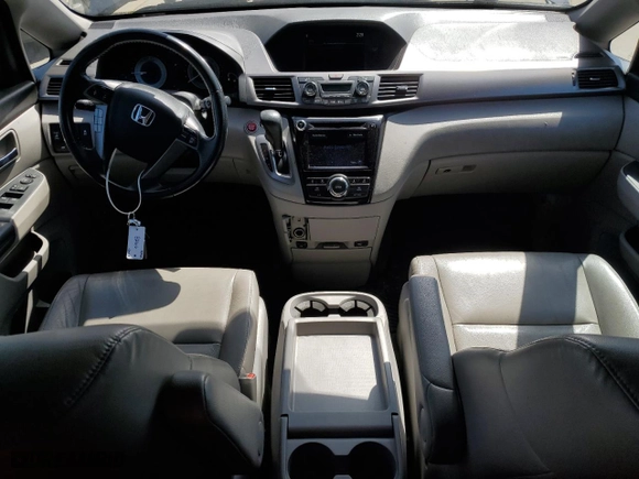 2015 Honda Odyssey EX-L with VIN 5FNRL5H68FB055570, listed as a Copart auction lot 53642005 with 138,928 mi miles and Salvage Title. Bid and sale history available at carsss.com. Image 8.