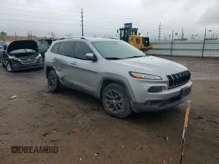 2018 Jeep Cherokee Latitude with VIN 1C4PJMCB8JD523356, listed as a Copart auction lot 58819505 with 107,182 mi miles and Salvage title. Bid and sale history available at DreamBid. Image 14.