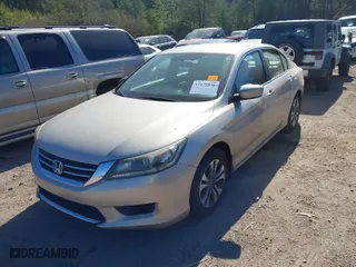 2015 Honda Accord Sedan LX with VIN 1HGCR2F38FA053825, listed as a IAAI auction lot 41671831 with 160,432 mi miles. Bid and sale history available at carsss.com. Image 2.
