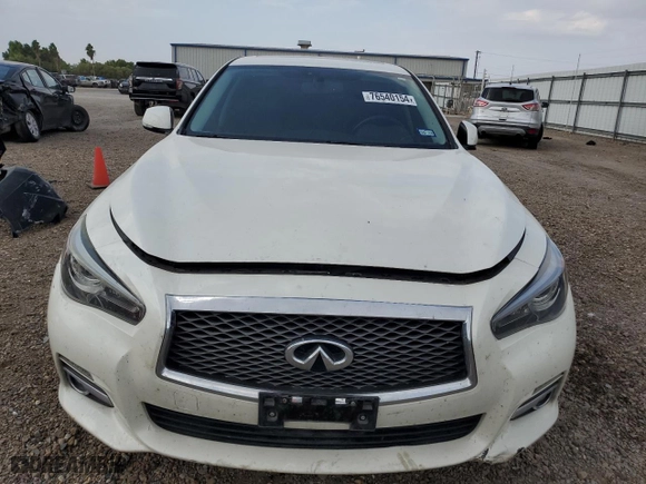 2017 Infiniti Q50 3.0t Premium with VIN JN1EV7AP8HM733853, listed as a Copart auction lot 76540154 with NaN miles and Salvage Title. Bid and sale history available at carsss.com. Image 5.