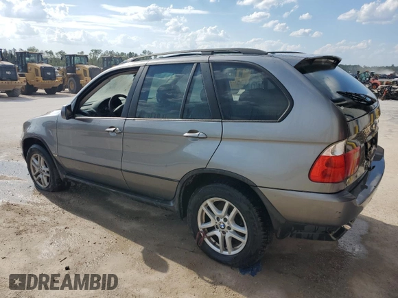 2005 BMW X5 3.0i with VIN 5UXFA13545LU48461, listed as a Copart auction lot 60874404 with 191,514 mi miles and Salvage Title. Bid and sale history available at carsss.com. Image 2.