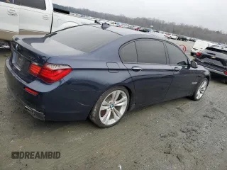 2015 BMW 7 Series 750Li xDrive with VIN WBAYF8C50FD654051, listed as a Copart auction lot 84419284 with 164,994 mi miles and Clean title. Bid and sale history available at DreamBid. Image 3.