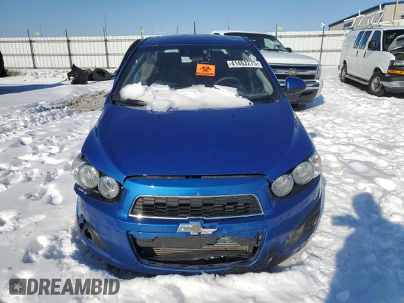 2016 Chevrolet Sonic LT with VIN 1G1JC6SB0G4171551, listed as a Copart auction lot 41463275 with 75,606 mi miles and Salvage Title. Bid and sale history available at carsss.com. Image 5.