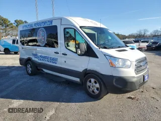 2019 Ford Transit Passenger XL z VIN 1FBAX2CM8KKB18254, wystawiony jako Copart lot #56907515 z przebiegiem 89 829 mil mil oraz Nie do naprawy • Non repairable. Historia ofert i sprzedaży dostępna na DreamBid. Obrazek 4.