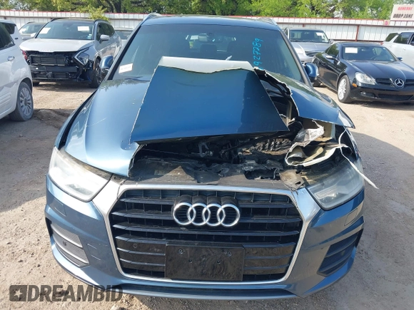 2016 Audi Q3 Premium Plus with VIN WA1BFCFS8GR010311, listed as a IAAI auction lot 41927789 with 91,400 mi miles and . Bid and sale history available at DreamBid. Image 13.