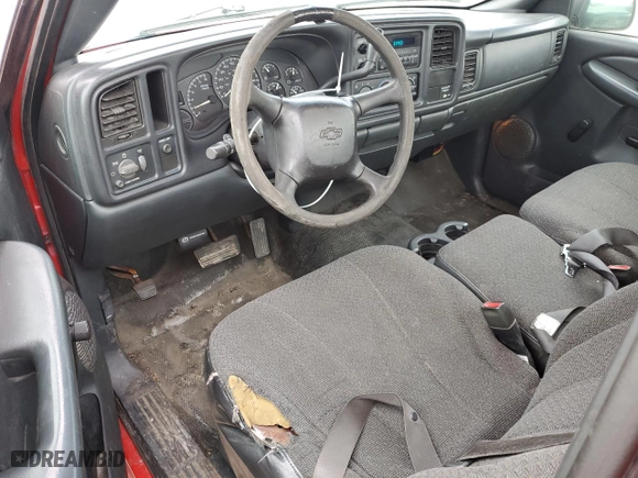 2002 Chevrolet Silverado 1500 with VIN 1GCEC14W72Z119843, listed as a Copart auction lot 41802605 with 0 mi miles and Salvage Title. Bid and sale history available at carsss.com. Image 8.