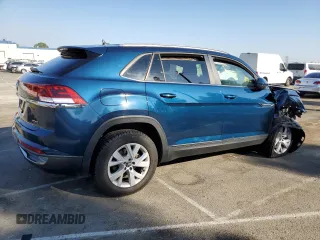 2020 Volkswagen Atlas S z VIN 1V2GC2CAXLC202156, wystawiony jako Copart lot #44464525 z przebiegiem 56 858 mil mil oraz Szkoda całkowita • Salvage title. Historia ofert i sprzedaży dostępna na DreamBid. Obrazek 3.