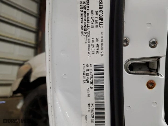 2014 Dodge Dart Limited with VIN 1C3CDFCBXED867167, listed as a Copart auction lot 46262885 with 0 mi miles and Salvage Title. Bid and sale history available at carsss.com. Image 15.