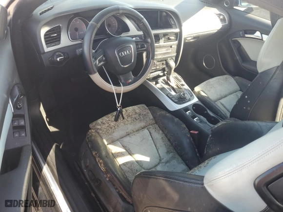 2010 Audi S5 Premium Plus with VIN WAUCGAFH5AN015591, listed as a Copart auction lot 74314074 with 0 mi miles and Non Repairable. Bid and sale history available at carsss.com. Image 8.