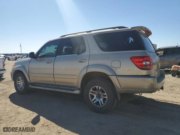 2004 Toyota Sequoia SR5 with VIN 5TDZT34A34S233800, listed as a Copart auction lot 46986385 with 236,549 mi miles and Salvage Title. Bid and sale history available at carsss.com. Image 2.