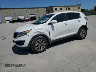 2016 Kia Sportage LX with VIN KNDPB3AC1G7814128, listed as a Copart auction lot 53254105 with 141,056 mi miles and Salvage Title. Bid and sale history available at carsss.com. Image 1.