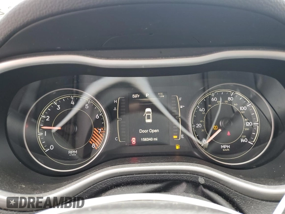 2014 Jeep Cherokee Latitude with VIN 1C4PJMCS0EW240928, listed as a Copart auction lot 46985755 with 156,340 mi miles and Salvage Title. Bid and sale history available at carsss.com. Image 9.