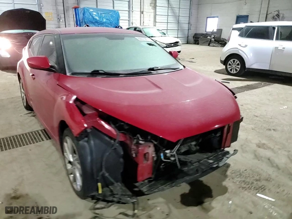 2016 Hyundai Veloster with VIN KMHTC6AD3GU265678, listed as a Copart auction lot 89379875 with 146,822 mi miles and Salvage Title. Bid and sale history available at carsss.com. Image 10.