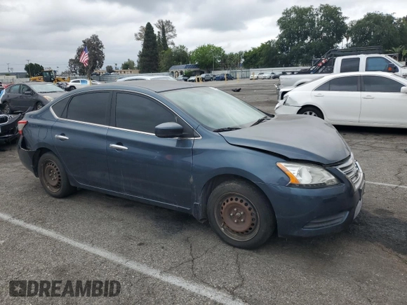 2014 Nissan Sentra SV with VIN 1N4AB7AP1EN854403, listed as a Copart auction lot 56051195 with 108,983 mi miles and Clean Title. Bid and sale history available at DreamBid. Image 4.