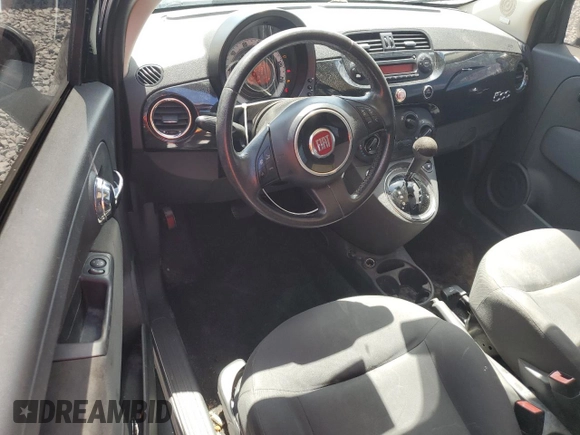 2012 FIAT 500 Pop with VIN 3C3CFFAR4CT106202, listed as a Copart auction lot 55217065 with 124,402 mi miles and Clean Title. Bid and sale history available at carsss.com. Image 8.