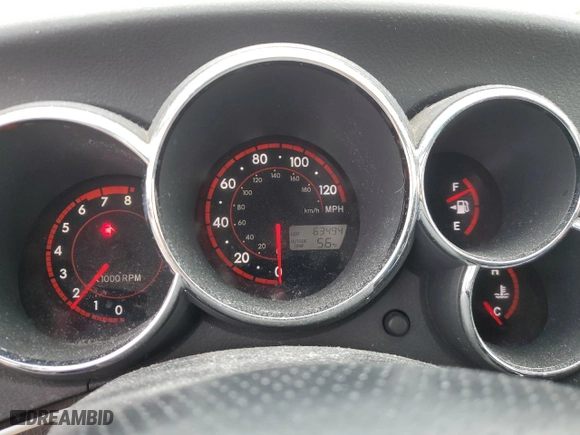 2005 Toyota Matrix STD with VIN 2T1KR32EX5C349530, listed as a Copart auction lot 49545455 with 63,494 mi miles and Salvage Title. Bid and sale history available at carsss.com. Image 9.