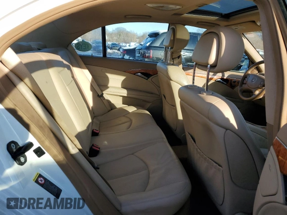 2007 Mercedes-Benz E-Class 3.5L with VIN WDBUF87X27X217079, listed as a Copart auction lot 44589955 with 212,452 mi miles and Salvage Title. Bid and sale history available at carsss.com. Image 10.