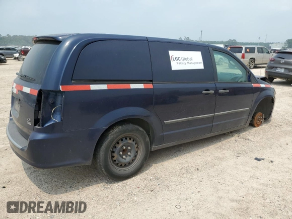 2013 Ram Cargo Van Tradesman with VIN 2C4JRGAG2DR783638, listed as a Copart auction lot 51187584 with 11,576 mi miles and Salvage Title. Bid and sale history available at carsss.com. Image 3.