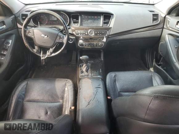 2016 Kia Cadenza with VIN KNALN4D72G5216522, listed as a Copart auction lot 78855824 with 150,028 mi miles and Salvage Title. Bid and sale history available at DreamBid. Image 8.
