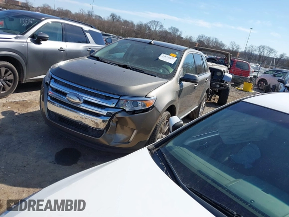 2013 Ford Edge SEL with VIN 2FMDK3JC6DBB63970, listed as a IAAI auction lot 41674827 with 75,303 mi miles. Bid and sale history available at carsss.com. Image 2.