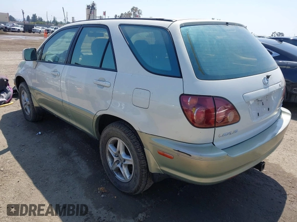 1999 Lexus RX 300 with VIN JT6GF10U2X0022492, listed as a IAAI auction lot 42170267 with 155,038 mi miles and . Bid and sale history available at DreamBid. Image 3.