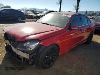 2013 Mercedes-Benz C-Class C 300 Sport with VIN WDDGF8AB5DR289380, listed as a Copart auction lot 88198125 with 133,400 mi miles and Salvage Title. Bid and sale history available at carsss.com. Image 1.