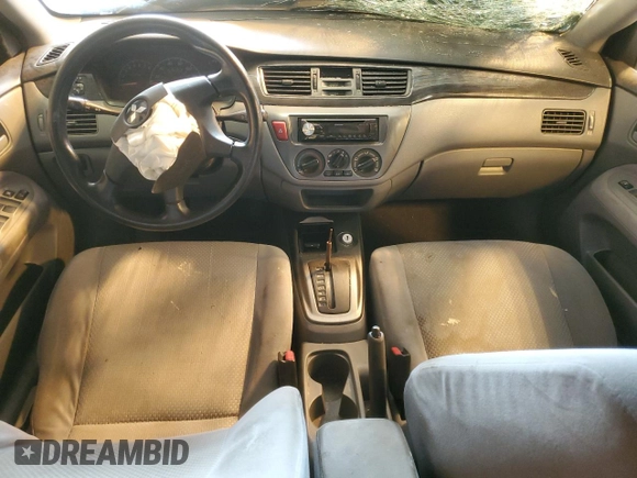 2006 Mitsubishi Lancer ES z VIN JA3AJ26EX6U067642, wystawiony jako Copart lot #51628485 z przebiegiem 163 060 mil mil oraz Szkoda całkowita • Salvage title. Historia ofert i sprzedaży dostępna na DreamBid. Obrazek 8.