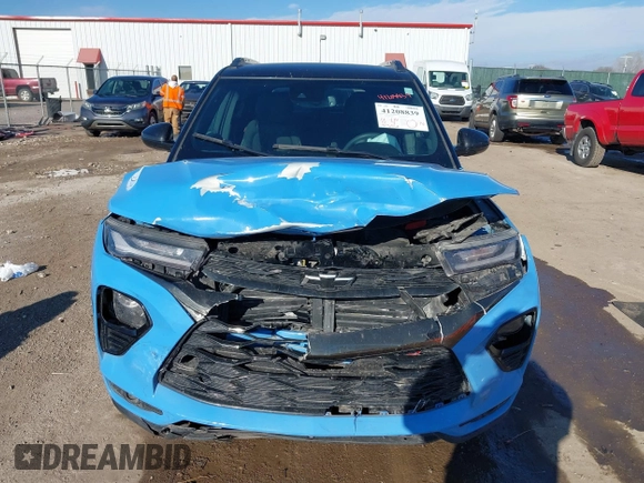 2023 Chevrolet TrailBlazer RS with VIN KL79MTSL4PB215994, listed as a IAAI auction lot 41208839 with 41,206 mi miles and . Bid and sale history available at DreamBid. Image 12.