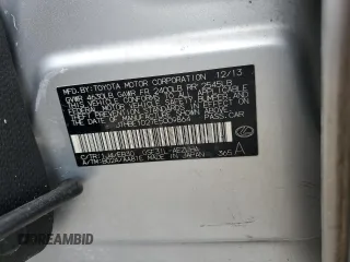 2014 Lexus IS 350 with VIN JTHBE1D27E5009864, listed as a Copart auction lot 86195424 with Not provided miles and Salvage title. Bid and sale history available at DreamBid. Image 12.