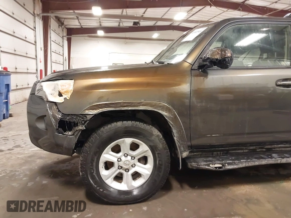 2019 Toyota 4Runner SR5 with VIN JTEBU5JR7K5672873, listed as a IAAI auction lot 41932510 with 122,894 mi miles and . Bid and sale history available at DreamBid. Image 6.